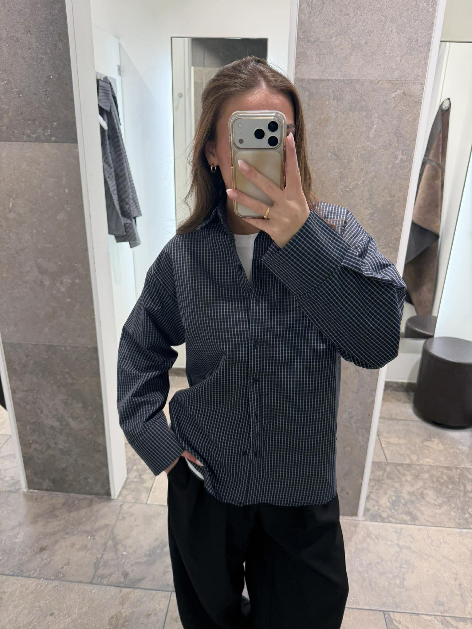 PCSILLA Shirt - Maritime Blue